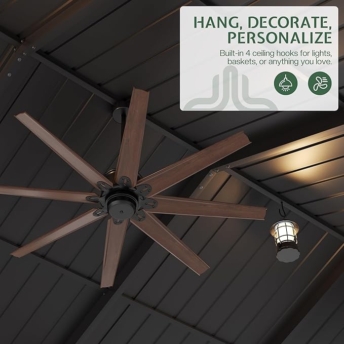 Jocisland 12x24x9.5 FT Cedar Wood Hardtop Carport with Steel Roof, Waterproof Outdoor Gazebo Pavilion, Heavy-Duty Snow & Wind Resistant Canopy for Patio, Driveway, Garden