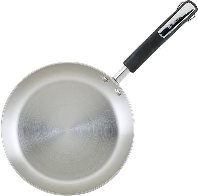 Farberware Brilliance Stainless Steel Cookware Pots and Pans Set with Kitchen Cooking Tools and Glass Lids, 10 Piece, Dishwasher Safe and Induction Ready, Stainless Steel