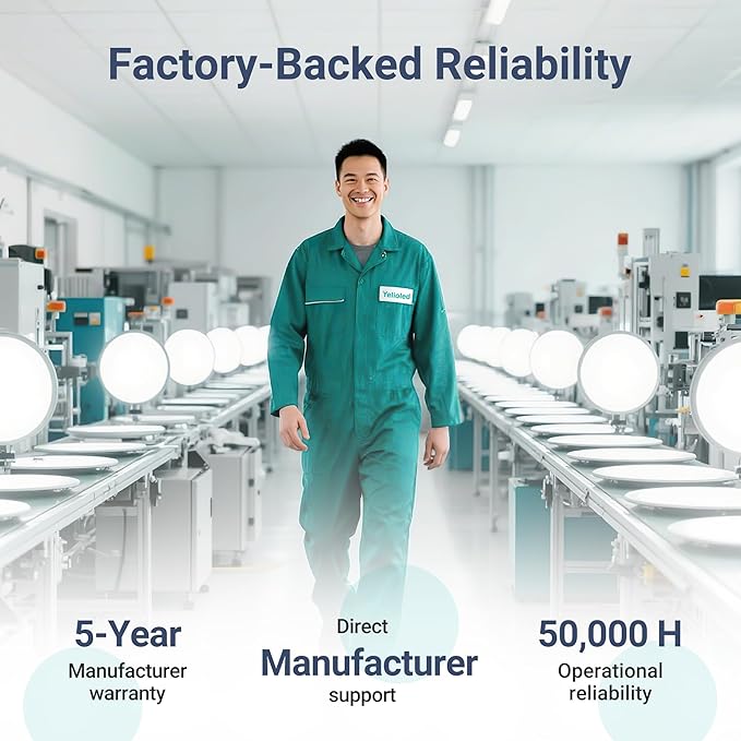 Ø15.8 Inch 32W 3520LM Dimmable LED Flush Mount Ceiling Light, 5 CCT Selectable (2700K-6500K), Ultra-Thin Round Fixture for Kitchen Bedroom Laundry Hallway, Black