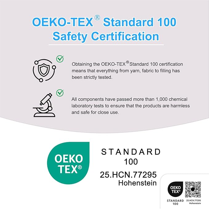 YOUR MOON Soft Pillow Standard for Sleeping, Super Soft Support Down Alternative Pillow, 100% Cotton Shell Luxury Comfy Fluffy Bed Pillows for Sleep(Pink)