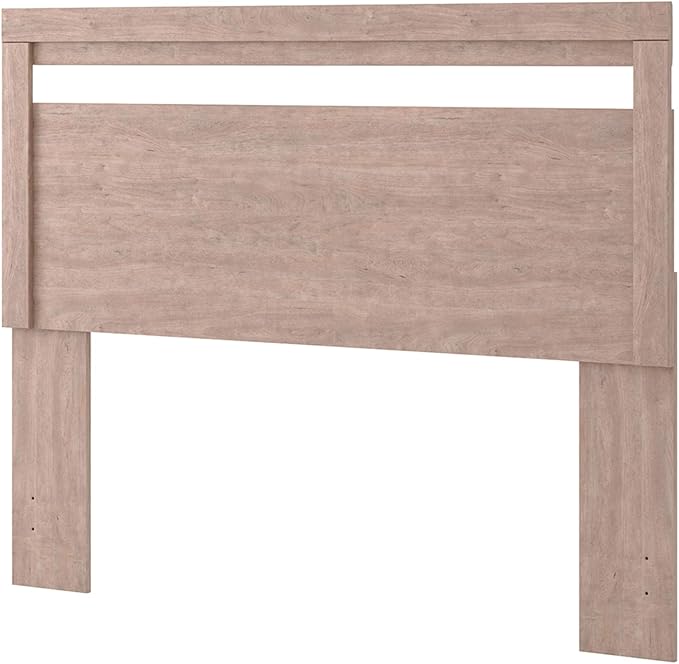 Signature Design by Ashley Flannia Modern Platform Headboard ONLY, Queen, Grayish Brown