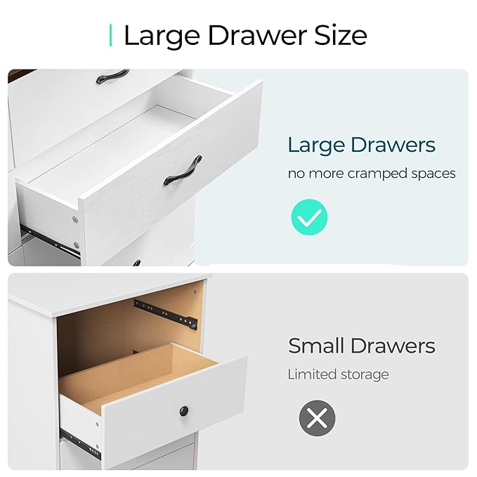 LINSY HOME 9 Drawer Dresser for Bedroom, 54" Wide Chest of Drawers, Modern TV Stand Dressers with Wood Frame and Metal Handles, Large Drawer Organizer for Bedroom, Living Room, White
