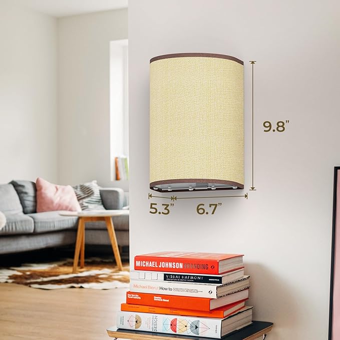 Battery Operated Wall Sconces Set of 2, Rechargeable Wall Sconces 15 Colors Wall Lamp with Remote 10 Levels Brightness, 5000mAh Wireless Wall Decor Set of 2 with Timer for Bedroom Living Room