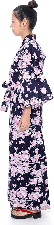 Kimura Jitsugyo Women's Kyoto Traditional Easy Wearing Kawaii Yukata Robe(Japanese Casual Kimono) Set 2