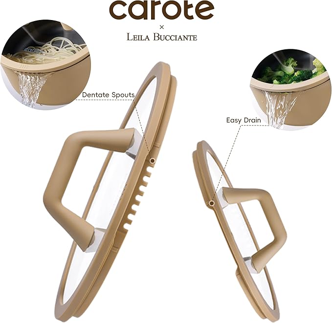 CAROTE 31PCS Pots and Pans Set, Nonstick Cookware Set Kitchen Non Stick Induction Cookware Non-toxic Granite Cooking set