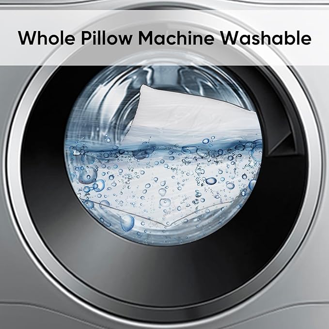 MINUPWELL Ultra Thin Pillows, Flat Pillows for Sleeping Thin with 7D 2.5 in Height Support, Slim Bed Pillows for Stomach Sleeper,Low Profile Pillow Standard Size - 18x26 in