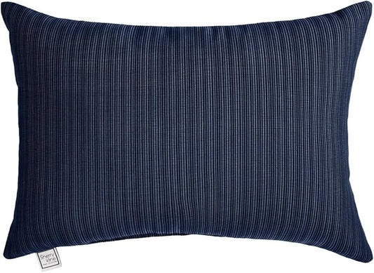 Sherry Kline Island Breeze Indoor/Outdoor Boudoir Filled Pillow, 13"x 18", Indigo 2 Count