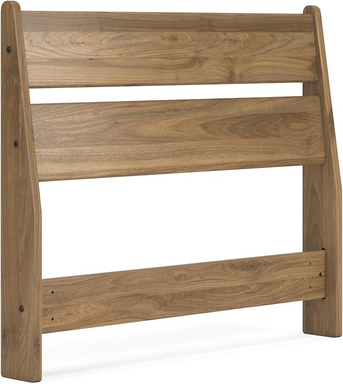 Signature Design by Ashley Deanlow Rustic Panel Headboard, Twin, Light Brown