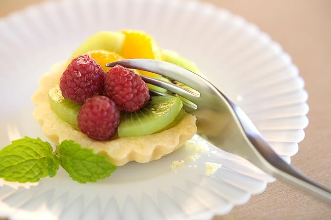 Knork Original Cutlery Utensils Flatware Set, 20 Piece, Gloss Silver