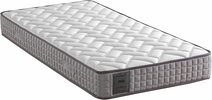 Ottomanson Twin XL 8" Firm Hybrid Mattress - Made in USA - Designed for Young Adults - Durable Support & Comfort - CertiPUR-US Foam - Fiberglass-Free - Bed in a Box