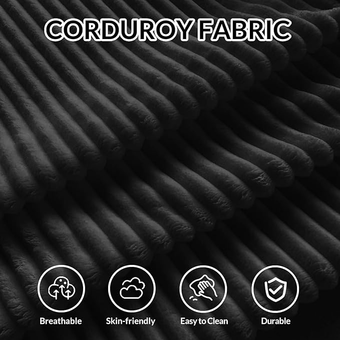 ANONER 103" Cloud Sectional Couch with L-Shape Chaise, Modern Minimalist Modular Sofa with Deep Seat, Free Combination Cloud Couches for Living Room Apartment, No Assembly Required, Dark Grey