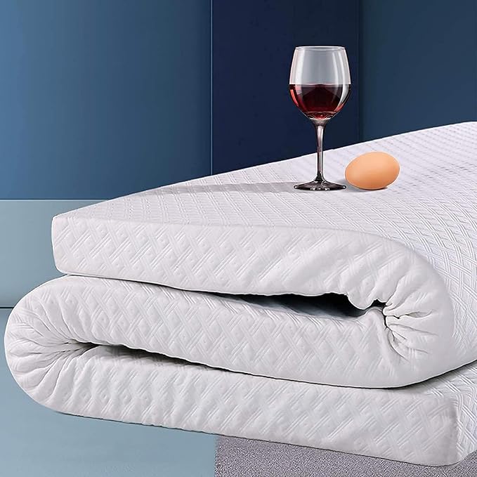 EDILLY 3 Inch Cooling Gel Memory Foam Mattress Topper Full Size, with Removable Soft Cover, Comfort Body Support & Pressure Relief