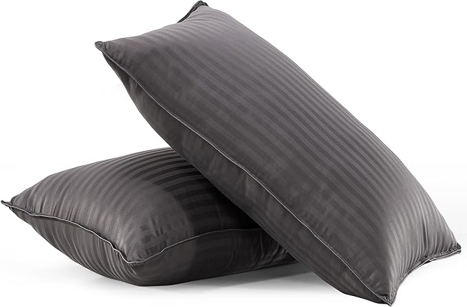 Bafode Bed Pillow, Pillows Queen Size Set of 2, Hotel Pillows for Bed, Soft Down Alternative Pillow for Side Sleepers, Back or Stomach Sleepers