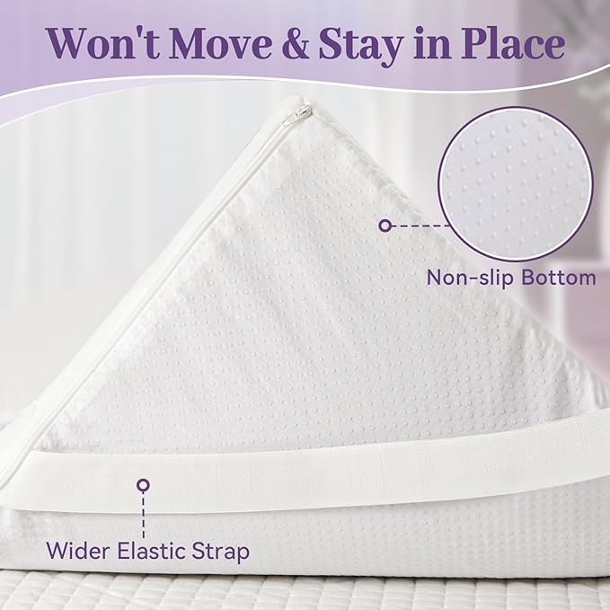 SINWEEK 3 Inch Gel Memory Foam Mattress Topper Twin Size, Ventilated High Density Pad for Back Pain, Bed Topper with Removable Soft Cover, CertiPUR-US Certified