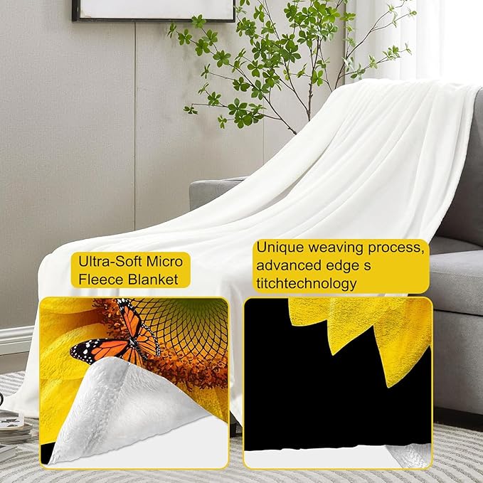 Cute Anime for Boba Cups Blanket Gifts for Women Girls Adults Kids Soft Warm Lightweight Cozy Bubble Tea Throw Blankets for Bed Sofa Couch Living Room Decor 50x60in