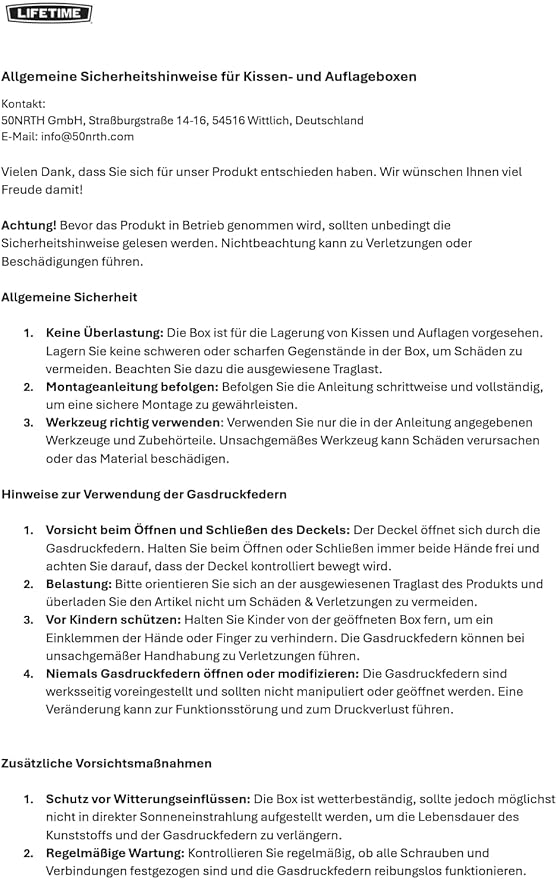 LIFETIME 60298 Heavy Duty Outdoor Storage Deck Box, 130 Gallon, Gray