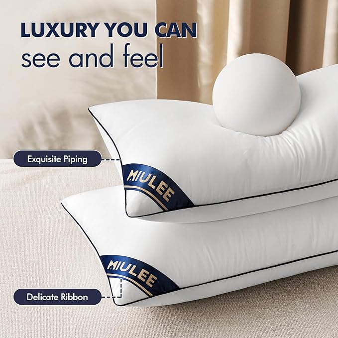 MIULEE 16x26 Pillow Insert Throw Pillow Premium Down Alternative Lumbar Decorative Insert Stuffer for Sofa, Couch