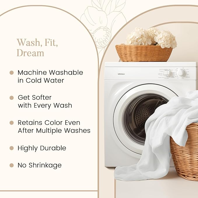 100% Cotton Sheets King Size Sheets Set with Fitted Sheet & Pillowcase Sets, 800 Thread Count Sateen Weave 4 Piece Deep Pocket King Sheet Set, Soft & Comfy Naturally Cool Luxury Bedding- Chocolate