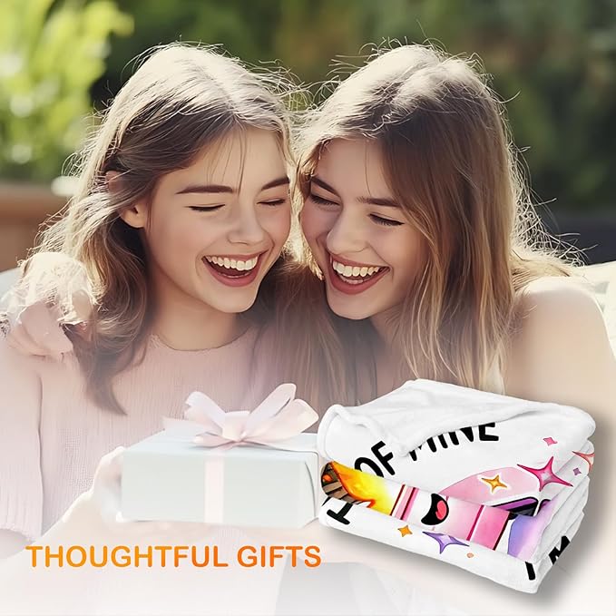 Funny Pink Dumpster Fire Throw Blanket,Funny Gifts for Women Girls,Dumpster Fire Humorous Blanket for Couch Bed Dorm Bedroom Office,50x60 Inches