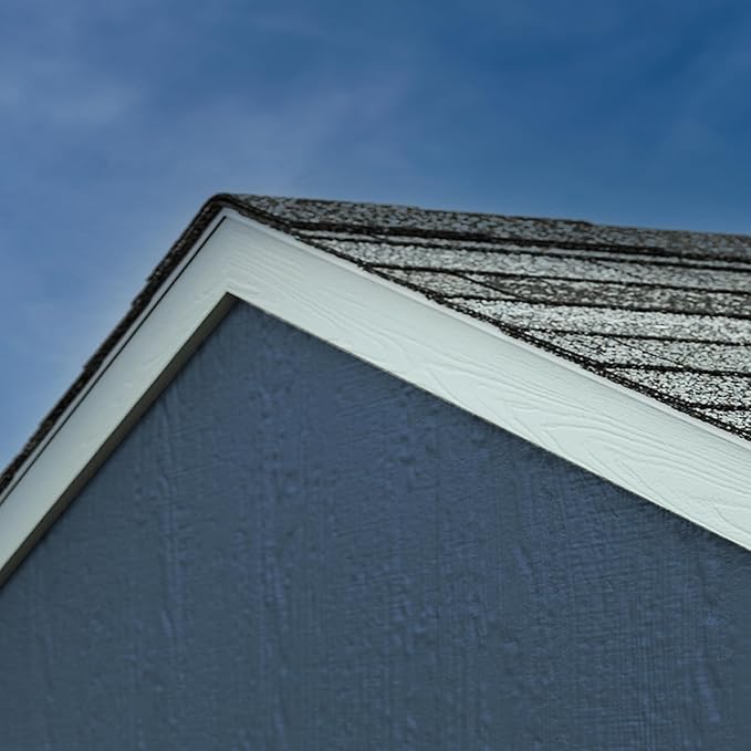 Handy Home Products Charleston Value Gable 10x12 Do-It-Yourself Wooden Storage Shed with Floor, 2x3 framing- Does not Include Paint or Roofing Shingles