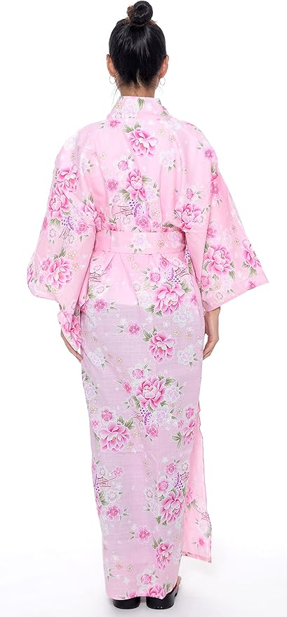 Kimura Jitsugyo Women's Kyoto Traditional Easy Wearing Kawaii Yukata Robe(Japanese Casual Kimono) Set 2