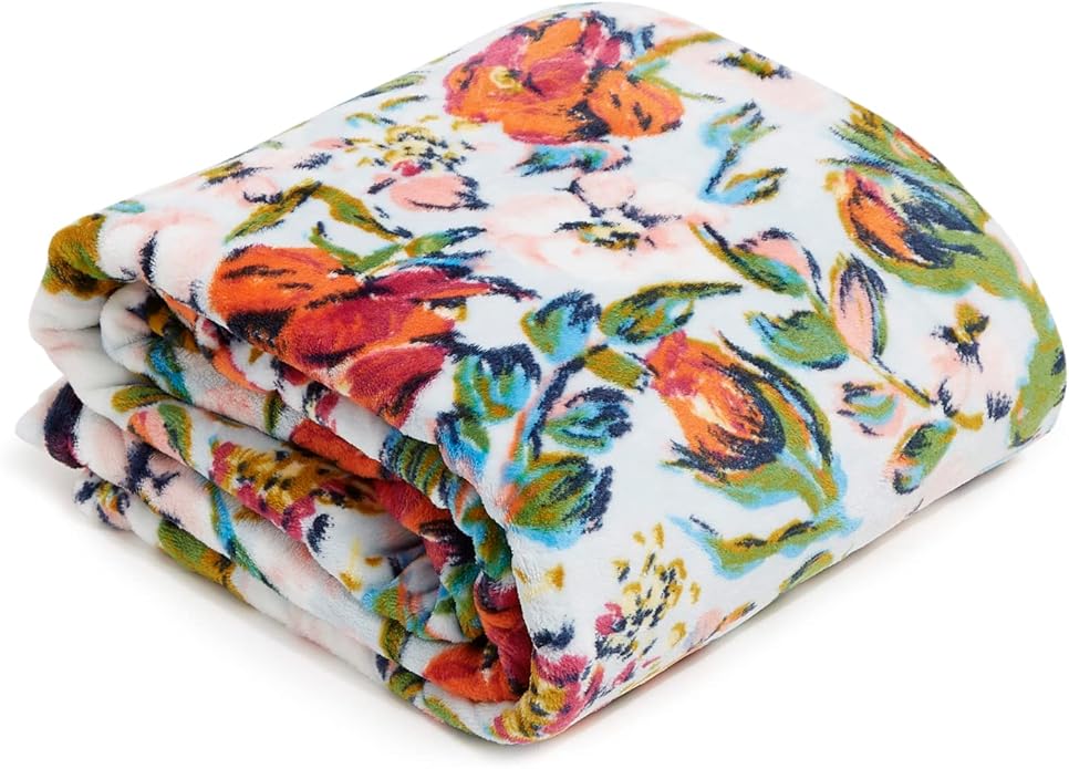Vera Bradley Women's Fleece Plush Throw Blanket