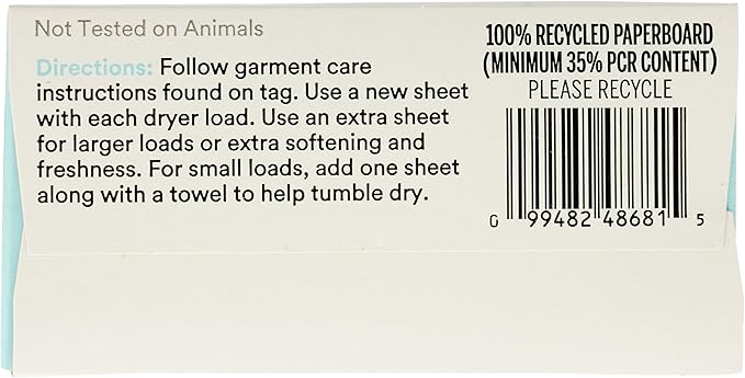 365 by Whole Foods Market, Fabric-Softening Dryer Sheets, Unscented, 80 Count