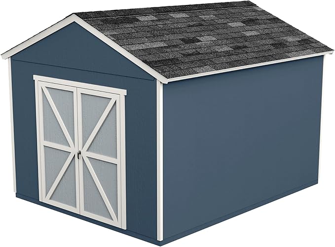 Handy Home Products Rookwood 10x12 Do-It-Yourself Wooden Storage Shed- Does not Include Floor kit, Paint, or Roofing Shingles