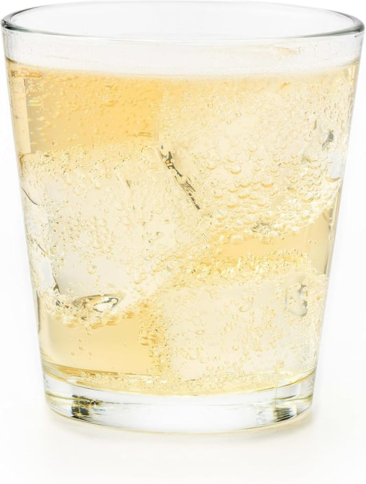 Libbey 15790 Restaurant Basics Stacking 9 oz Pint Glasses Set of 12, All Purpose Heavy Duty Glasses, Durable and Dishwasher-Safe Glass Drinkware