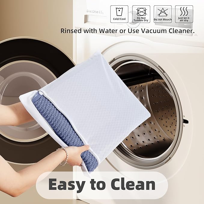 Bathroom Runner Rug, Long Bath Mat Washable Thin Quick Dry Low Pile Bathroom Runner Rugs 24 x 60 Non Slip, Denim Blue 24"x60"