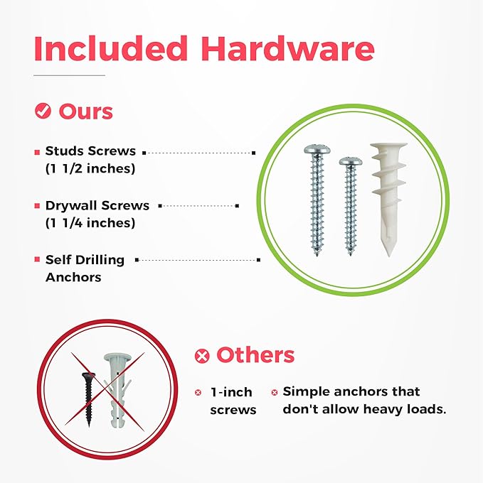 Garage Tool Organizer Wall Mount - 80 inches - Sturdy Storage Rack with Adjustable Hooks, Anti-Rust - Easy Installation, 500lbs Capacity - Garden Tool Organizer (05 Racks & 10 Hooks)