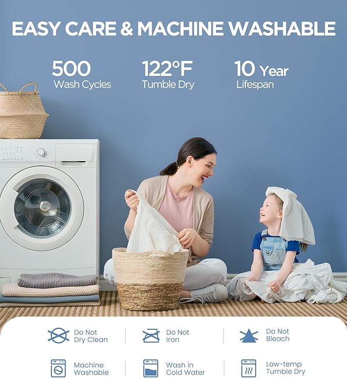 100% Waterproof Twin Mattress Protector, Hypoallergenic Viscose Made from Bamboo Mattress Cover, Breathable Cooling 3D Air Fabric Noiseless Bed Cover, Machine Washable Vinyl Free 8-16'' Deep Pocket