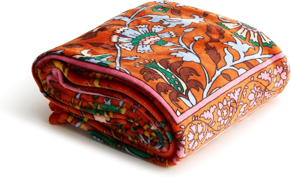 Vera Bradley Women's Fleece Plush Throw Blanket