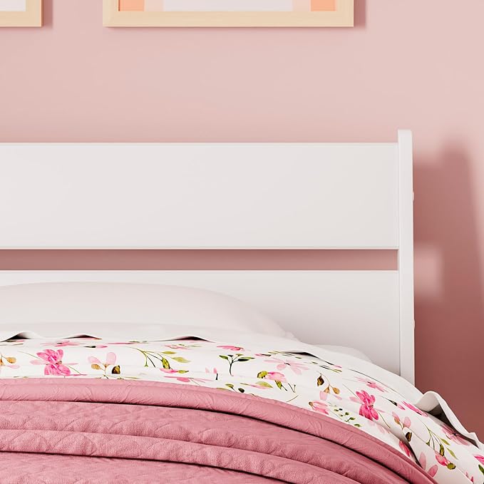 Signature Design by Ashley Socalle Coastal Panel Headboard, Twin, White