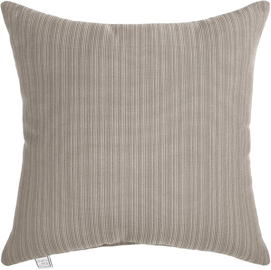 Sherry Kline Island Breeze Indoor/Outdoor Square Filled Pillow, 18"x 18", Khaki 2 Count