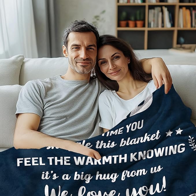 Birthday Gifts for Dad from Daughter Son, Dad Blanket Gifts from Daughter, Gift for Fathers Day, Father Throw Blanket for Sofa Couch Bed, Men Gifts Ideas 50"X60"