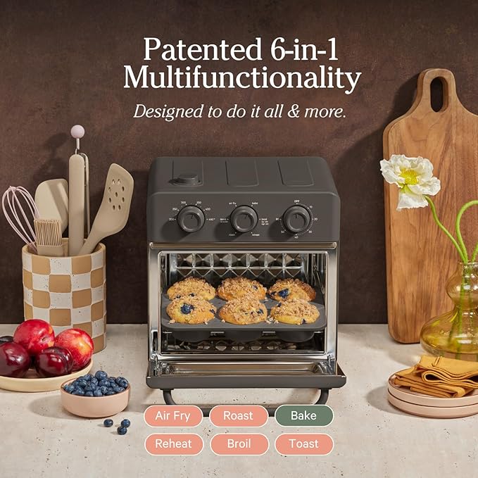 Our Place Wonder Oven Baker’s Kit – 3-Piece Toxin-Free Ceramic Nonstick Bakeware Set (8” Round, 8” Square, 6-Cup Muffin Pan) - Oven-Safe up to 450°F - Char