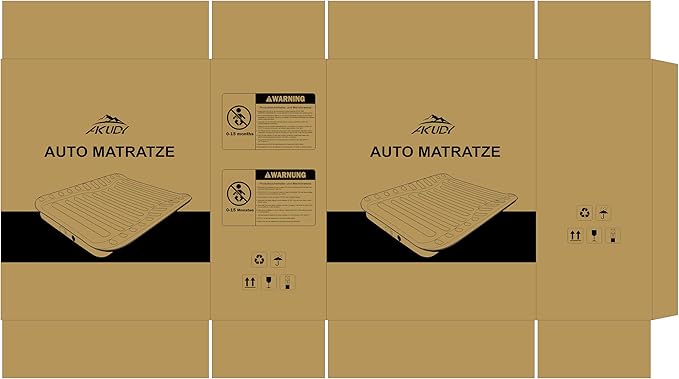 Self-Inflating SUV Air Mattress with Built in Electric Pump，car air Mattress for Trunk，Portable car Mattress for Travle and Camping (Light Gray)