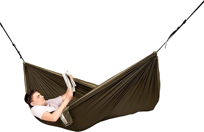 LA SIESTA® Colibri 3.0 Outdoor Hammock & Tree Straps - Camping Hammock for Outside, Hiking Travel Backpacking Hammock Portable, Passionflower