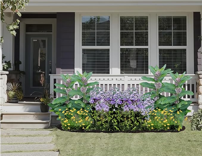 16 Outdoor Native Plants for Full Sun to Support Monarch Butterflies – Includes Common Milkweed, Lanceleaf Coreopsis, Blue Mistflower & Calico Aster – Not Seeds – 4–8” Tall on Arrival – Easy to Grow