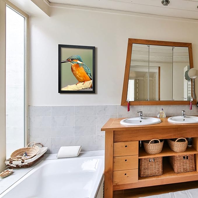 VCK Poster Frames Wood Poster Large Picture Frames for Wall Gallery Home Office Photography Art Decoration (Black, 16 x 20)