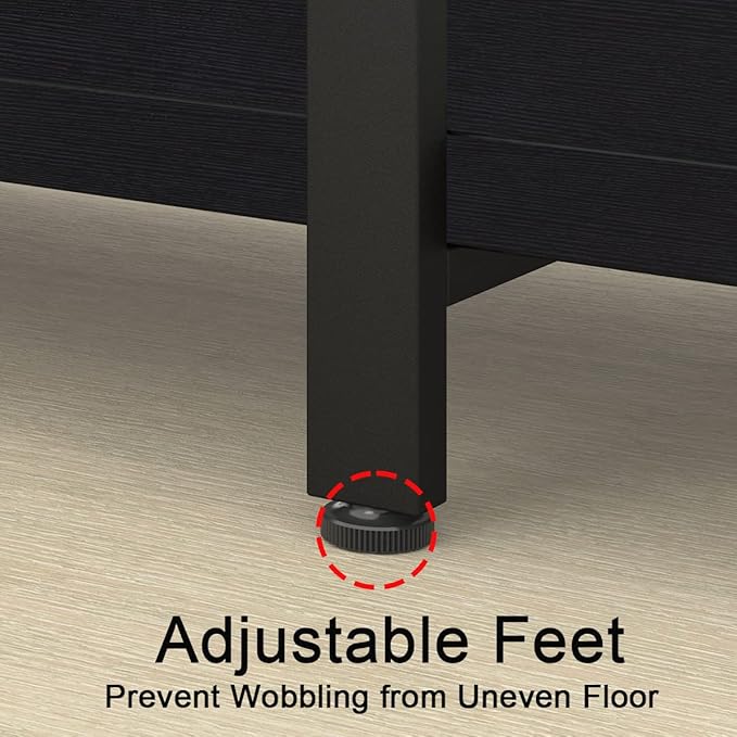 HSH 3 Tier Black Bookshelf, Industrial Small Metal Wooden Storage Book Shelves, Modern Open Low 3 Shelf Bookcase and Display Etagere, Vertical Book Shelf for Bedroom Living Room Office, Black Oak