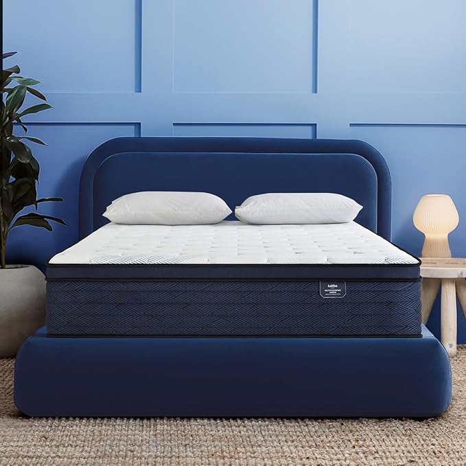 Twin Mattress 12 Inch, Promotes a Healthy Spine, Hybrid Latex Twin Bed Mattress in a Box, Pressure Relief, Pocket Coils for Lumbar Targeted Support, Medium Firm, 100-Night Trail, 75"*39"*12"