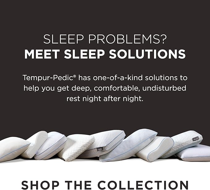 Tempur-Pedic TEMPUR-Cloud Pillow for Sleeping, Standard, White