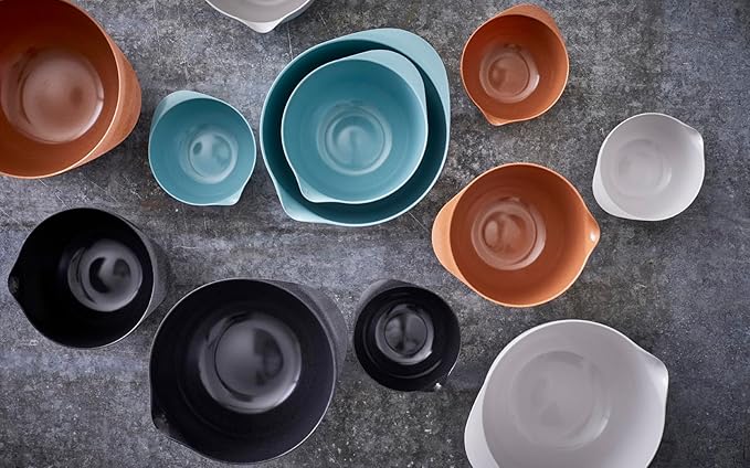 Precision Craft Mixing Bowl Set 2 Pcs Elevate Your Culinary Experience Stylish Nesting Bowls for Effortless Cooking and Baking