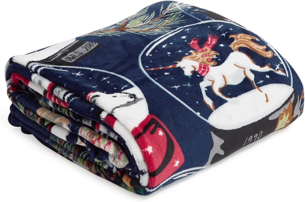 Vera Bradley Women's Fleece Plush Throw Blanket