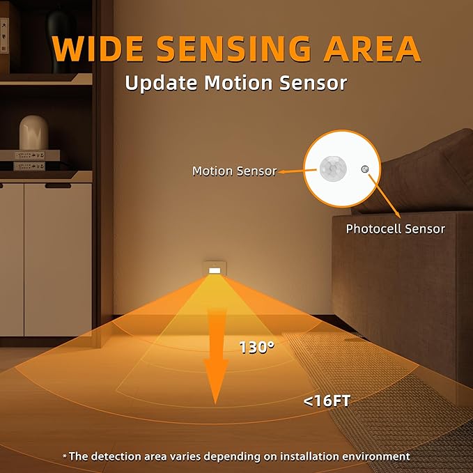 4 Pack Motion Sensor Stair Lights Indoor Outdoor,Dimmable Motion Activated Step Lamp 3000K/4000K/6000K,Hardwired 120V 3W IP65 Waterproof Outside Stairway Lights,Led Staircase Light- White