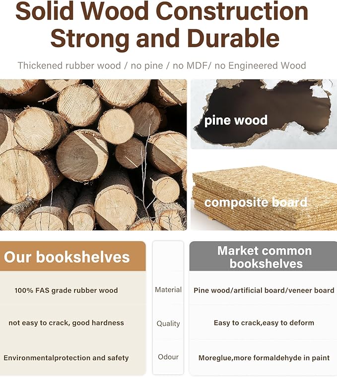 Wood Vanity Desk with Mirror and Lights, Dressing Vanity Table Vanity Set 4 Drawers, 32 Inch Large Make Up Vanity Table Wooden with 3 Lighting Modes (32 inch Wide Original Wood)