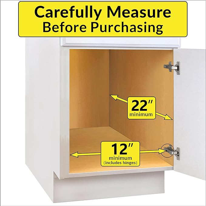 LYNK PROFESSIONAL® Pull Out Cabinet Organizer, 11" x 21" Slide Out Drawers for Kitchen Cabinets - Sliding Pull-Out Pantry Shelves – Home Shelf Organizers - Lifetime Ltd. Warranty, Chrome