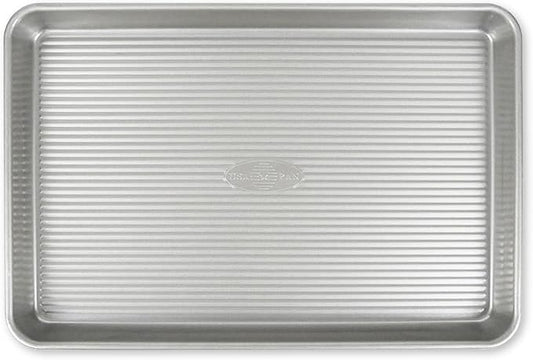 USA Pan Bakeware Nonstick Jelly Roll Baking Sheet Pan, Aluminized Steel